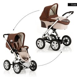 Kombikinderwagen "Peak Air" Design 2012 cacao von I`COO