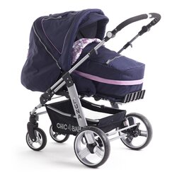 Kombikinderwagen "LUNA" Design 2012 Corals Garden purple von Chic 4 Baby
