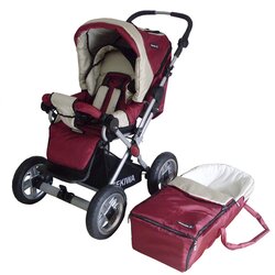 Kombi-Kinderwagen "ALU Cross" mit Luftbereifung 